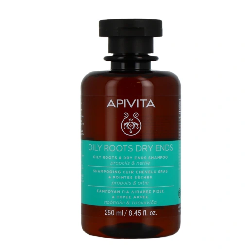 Apivita Shampooing Cuir Chevelu Gras et Pointes Sèches