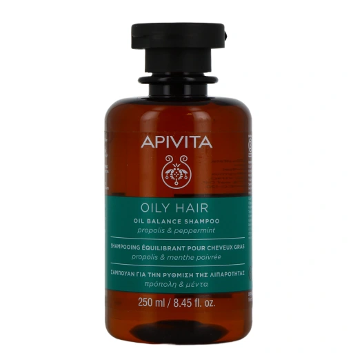 Apivita Shampooing Équilibrant pour Cheveux Gras