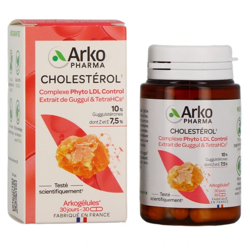 Arkogélules Cholestérol Complexe Phyto LDL Control