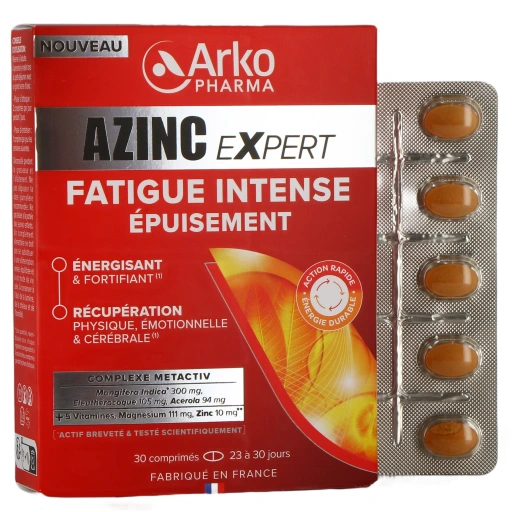 Azinc Expert Fatigue Intense Epuisement