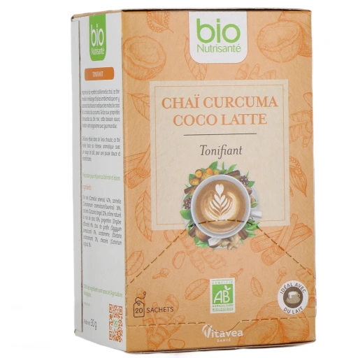 Bio Nutrisanté Infusion Chaï Curcuma Coco Latte