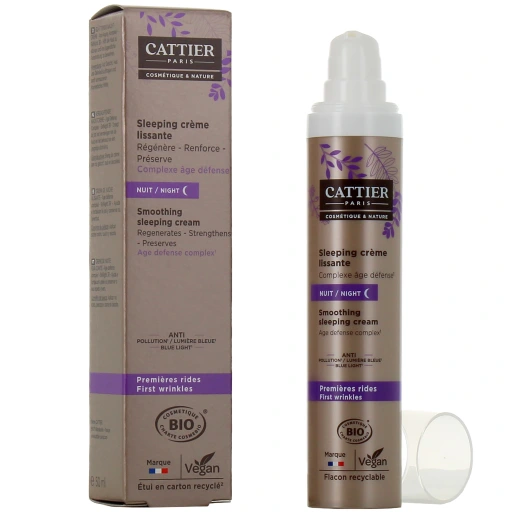 Cattier Sleeping Crème Lissante Bio