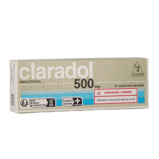 Claradol Paracétamol 500 mg