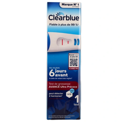 Clearblue Early Test de Grossesse Détection Précoce