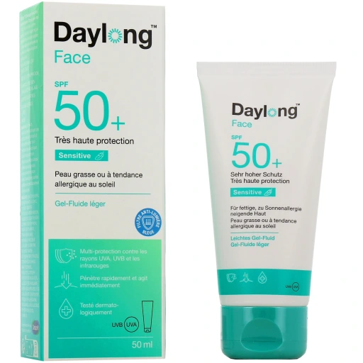 Daylong Sensitive Face Gel-fluide SPF 50+