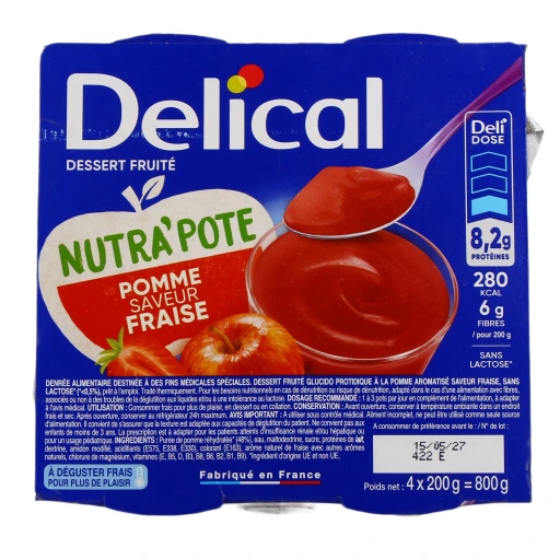 Delical Nutra'Pote Dessert aux Fruits