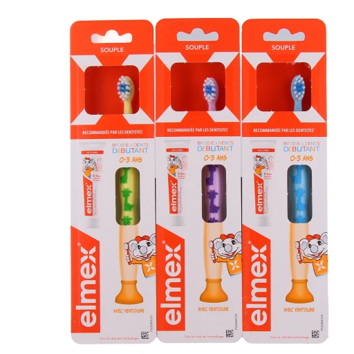 Elmex Brosse à Dents Souple Enfants 0-3 ans