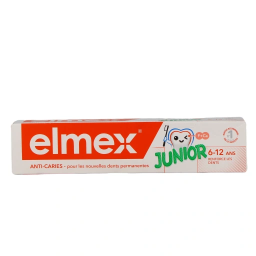 Elmex Dentifrice Junior 6-12 ans
