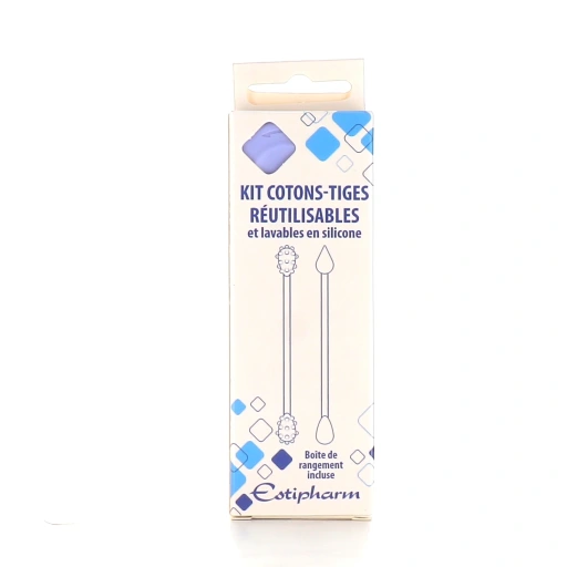 Estipharm Cotons-tiges Réutilisables en Silicone