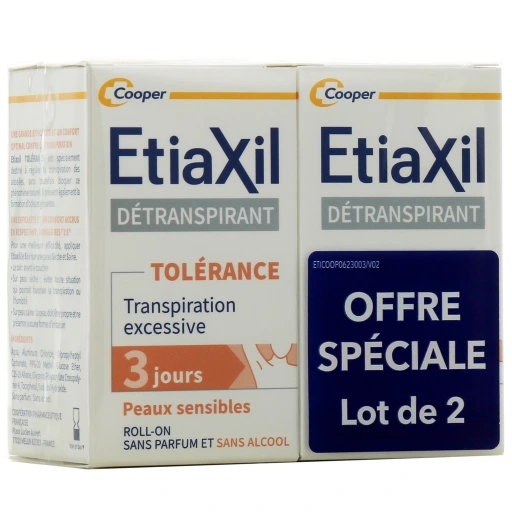 Etiaxil Détranspirant Aisselles Peaux sensibles Confort+