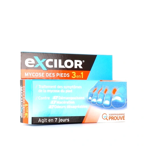Excilor Mycose Pied 3-en-1