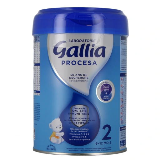 Gallia Procesa Lait 2eme âge