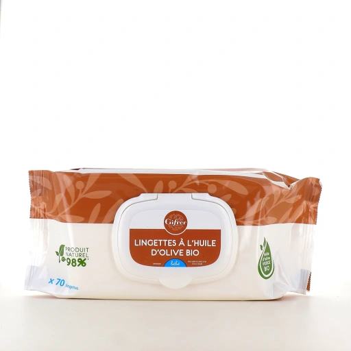 Gifrer Lingettes Nettoyantes à l’Huile d’Olive