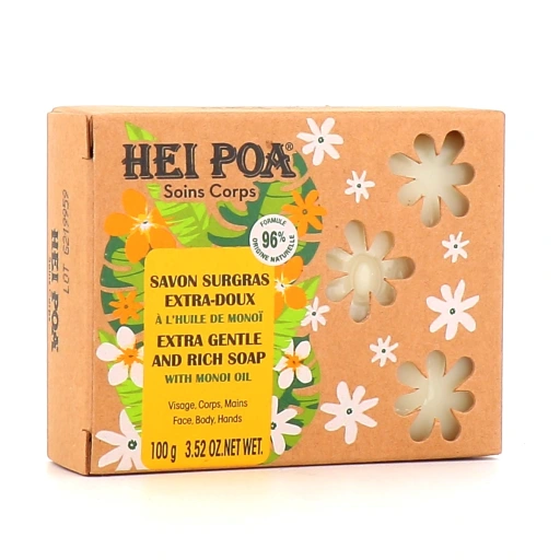 Hei Poa Savon Surgras Monoï de Tahiti