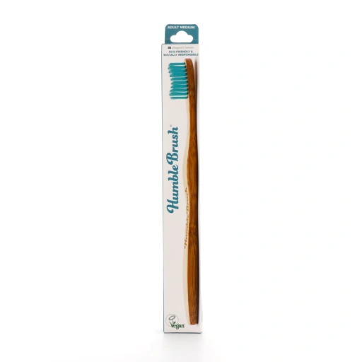 The Humble Co Brosse à dents Bambou Adulte Médium Végan