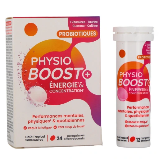 Immubio Physioboost + Énergie et Concentration