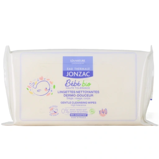 Jonzac Bébé Bio Lingettes Nettoyantes Dermo-Douceur