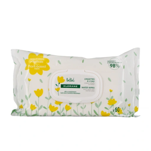 Klorane Bébé Lingettes nettoyantes douces