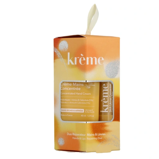 Krème Coffret Duo Réparateur Mains Lèvres