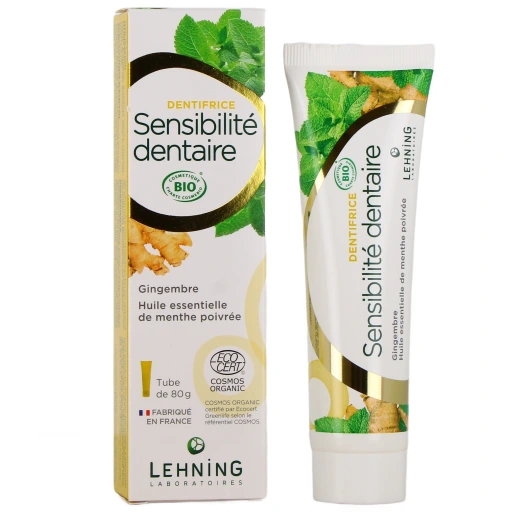 Lehning Dentifrice Bio Sensibilité Dentaire