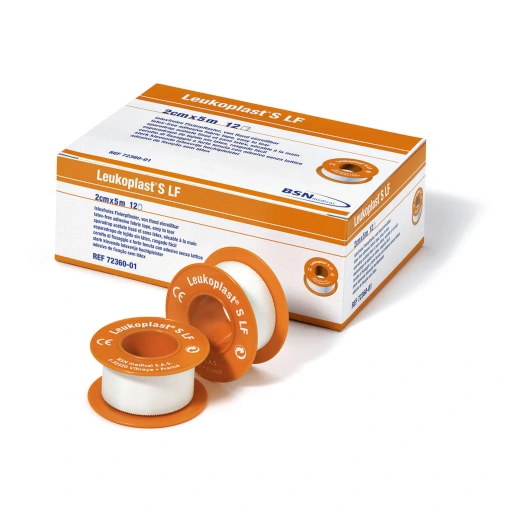 Leukoplast S LF Sparadrap tissé 2 cm x 5 m 12 rouleaux