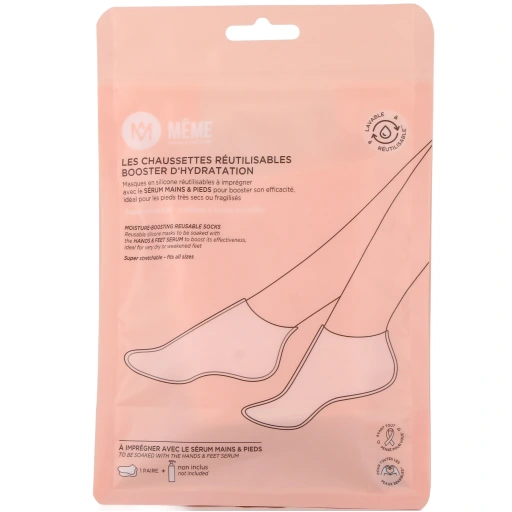 Même Chaussettes Réutilisables Booster d'Hydratation