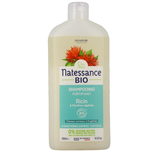 Natessance Shampooing Fortifiant Ricin & Kératine Végétale