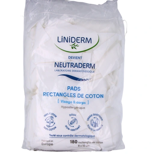 Neutraderm Rectangles de Coton
