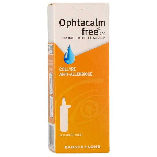 Ophtacalm Free 2% Collyre Anti-Allergique