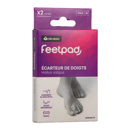 Orliman FeetPAD Écarteur de Doigts Hallux Valgus