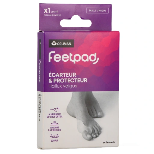 Orliman FeetPAD Écarteur et Protecteur Hallux Valgus