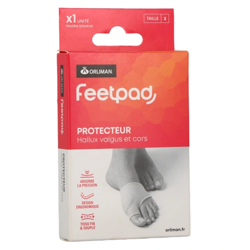 Orliman FeetPAD Protecteur Hallux Valgus et Cors
