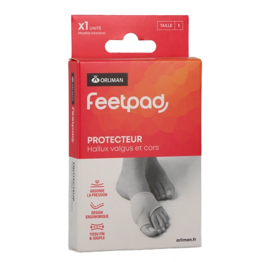 Orliman FeetPAD Protecteur Hallux Valgus et Cors