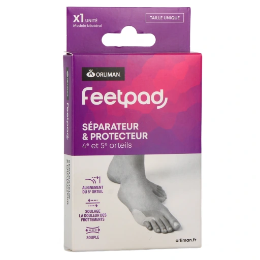 Orliman FeetPAD Séparateur et Protecteur 4e et 5e Orteils