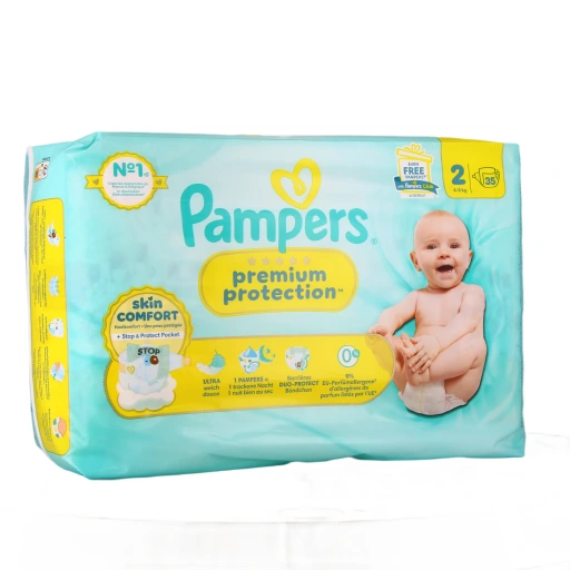 Pampers Couches Premium Protection