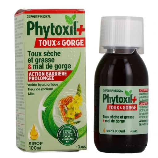 Phytoxil+ Toux et Gorge Sirop Toux Sèche et Grasse