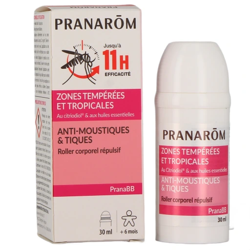 PranaBB Roller Anti-Moustique Lait Corporel Bio