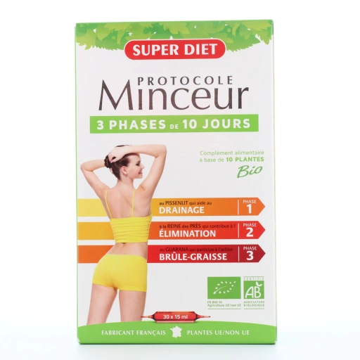 Super Diet Protocole Minceur Bio 30 ampoules