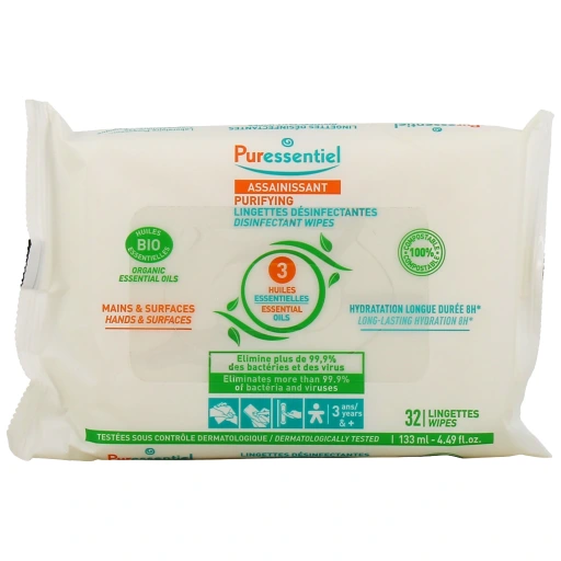 Puressentiel Lingettes Désinfectantes