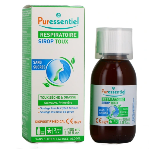 Puressentiel Respiratoire Sirop Toux Sans Sucres