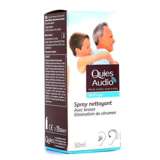 Quies Audio Spray Nettoyant pour Aides auditives