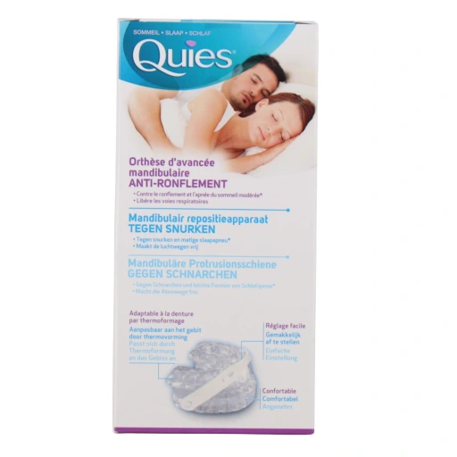 Quies Gouttière Buccale Anti-Ronflement