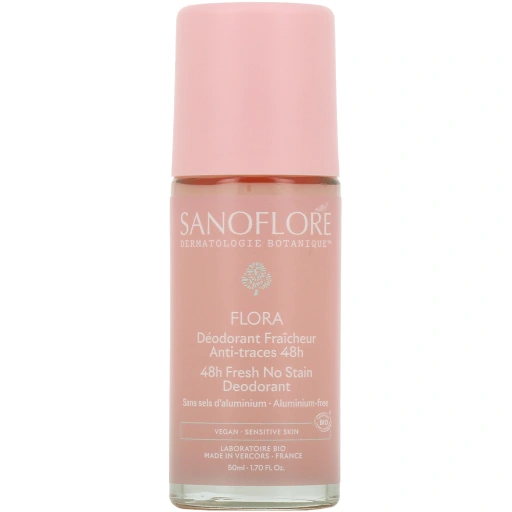 Sanoflore Déodorant Fraicheur Bio Anti-traces 48h Flora
