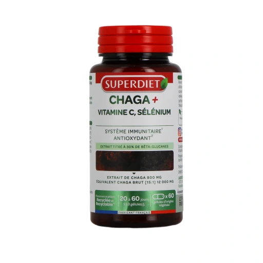 Superdiet Chaga + Vitamine C Sélénium