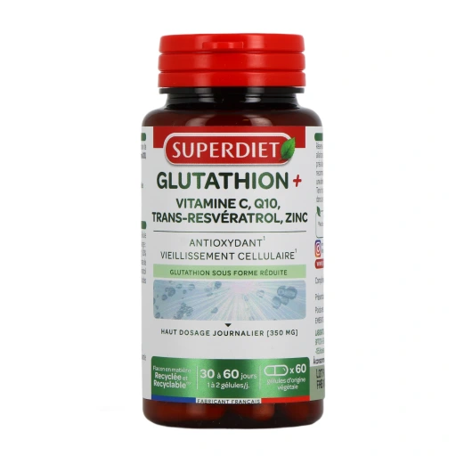 Superdiet Complexe Glutathion Réduit