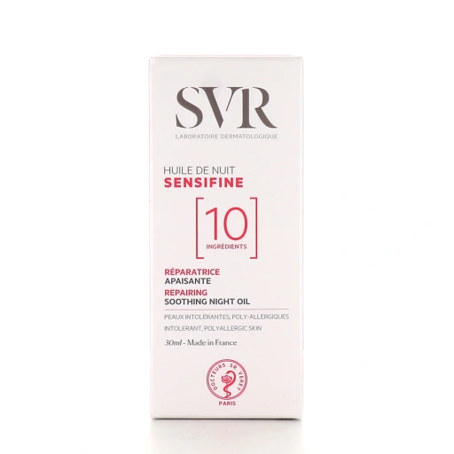 SVR Sensifine Huile de Nuit Réparatrice Apaisante