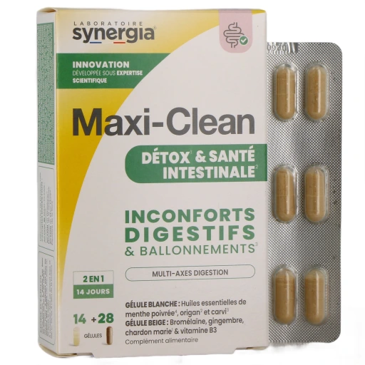 Synergia Maxi-Clean Détox Santé Intestinale