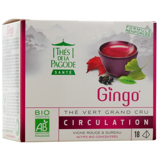Thés de la Pagode Thé Vert Grand Cru Gingo Circulation