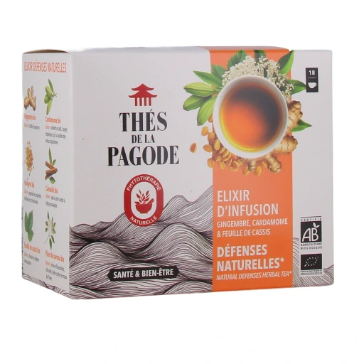 Thés de la Pagode Elixir d'Infusion Défenses Naturelles