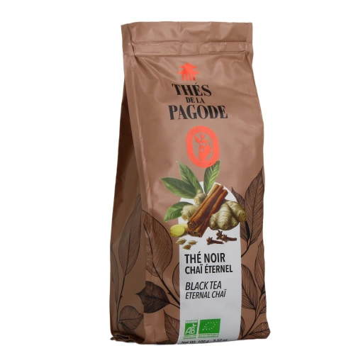 Thés de la Pagode Thé Noir Chaï Éternel Bio